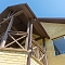 Балкон на эркере - металлокаркас, ограждения, крыша