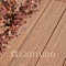 Терраса вокруг бассейна из доски ДПК Woodvex цвет Палисандр